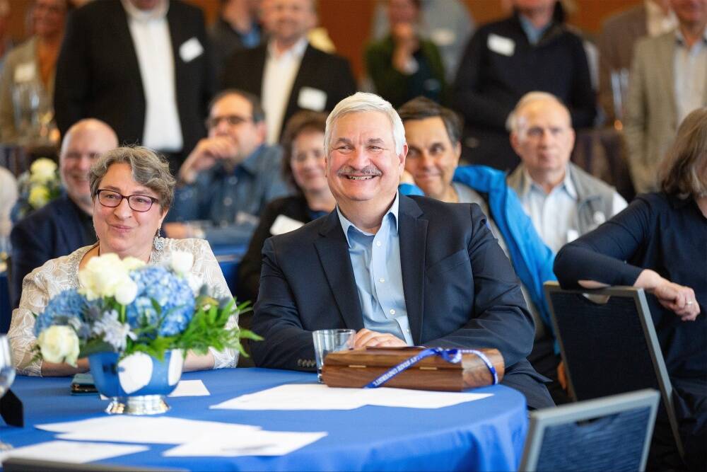 Engineering professor thrives, first as student, under retiring dean's support, mentorship